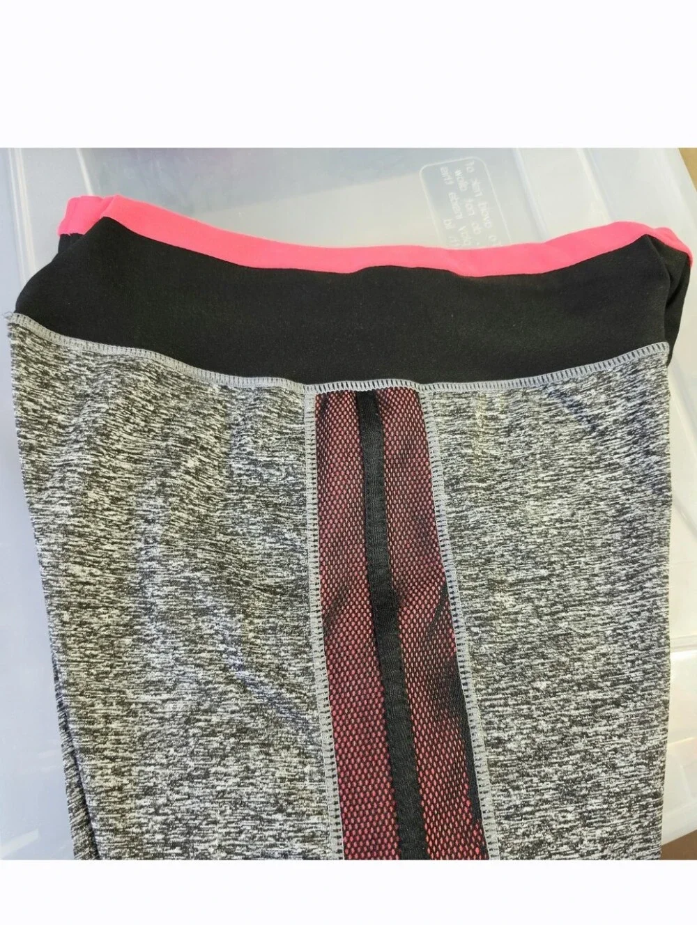 Gray Performance Highrise Biker Shorts